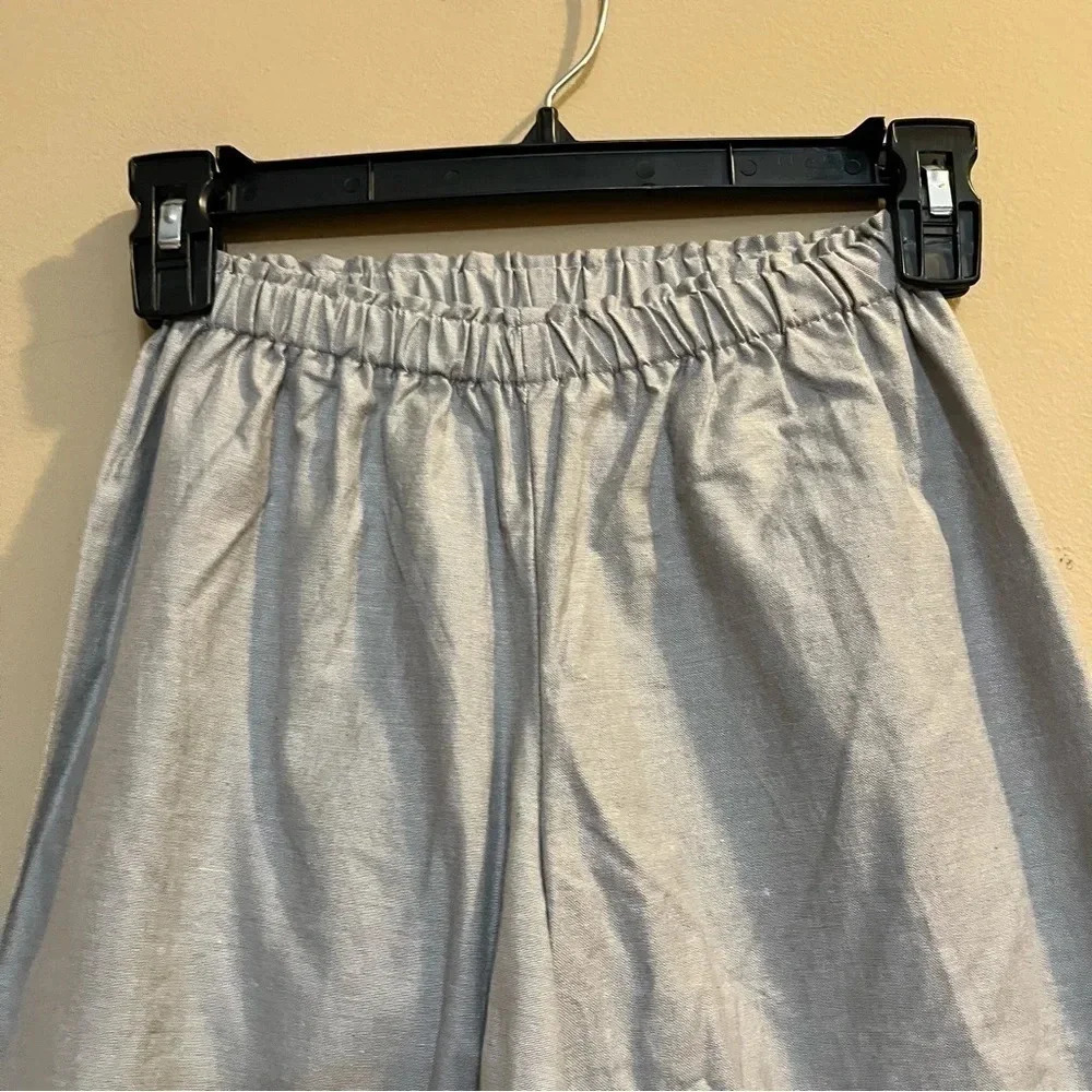NWT Persnickety Grey Colorblock Big Ruffle Pants Girls sz 8 - Picture 3 of 9